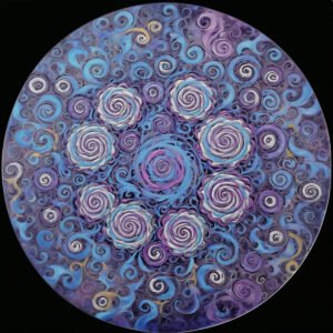 Jupiter`s North pole flower