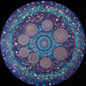 Jupiter`s North pole mandala