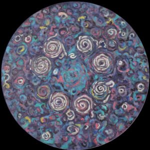 Jupiter`s North pole cyclones - paint