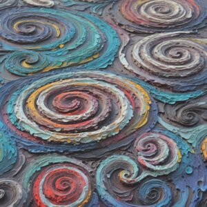 Jupiter`s North pole cyclones - 3 D