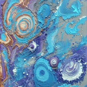 Jupiter`s vortices - purple