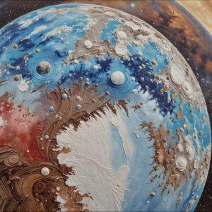 Pluto in space