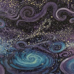 Galaxies - purple