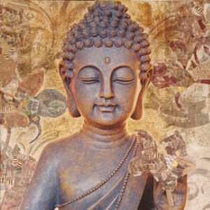 Buddha meditates - extinct bills -