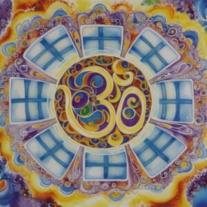 Mandala - fifth element purple