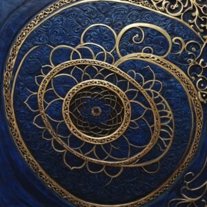 mandala gld flower
